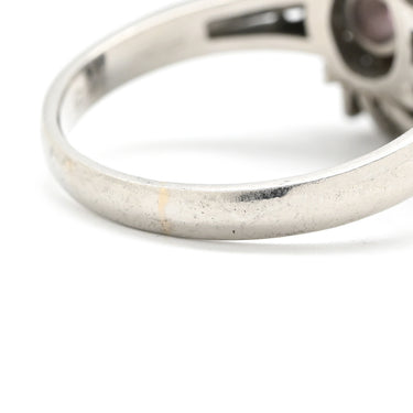 ノンブランド NON BRAND ルビー ダイヤリング プラチナシルバー Pt900 ルビー ダイヤモンド リング 指輪 レッド 赤 15.5号