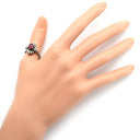 ノンブランド NON BRAND ルビー ダイヤリング プラチナシルバー Pt900 ルビー ダイヤモンド リング 指輪 レッド 赤 15.5号