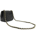 シャネル CHANEL マトラッセ ミニクラシック ブラック ラムスキン ショルダーバッグ ゴールド金具 黒 ココマーク チェーンショルダーバッグ