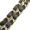 シャネル CHANEL マトラッセ ミニクラシック ブラック ラムスキン ショルダーバッグ ゴールド金具 黒 ココマーク チェーンショルダーバッグ