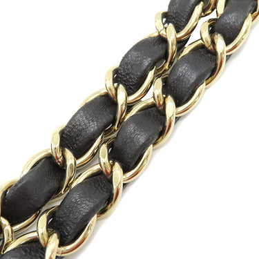 シャネル CHANEL マトラッセ ミニクラシック ブラック ラムスキン ショルダーバッグ ゴールド金具 黒 ココマーク チェーンショルダーバッグ
