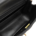 シャネル CHANEL マトラッセ ミニクラシック ブラック ラムスキン ショルダーバッグ ゴールド金具 黒 ココマーク チェーンショルダーバッグ