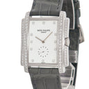 腕時計 パテックフィリップ PATEK PHILIPPE ゴンドーロ 5025/1G 手巻き メンズ K18WG無垢 純正ダイヤ ホワイト 白 スモールセコンド