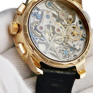 腕時計 モーリスラクロア Maurice Lacroix マスターピース レ クロノグラフ MP7008-PG101-120 手巻き メンズ K18PG無垢 ギョウシェ 限定