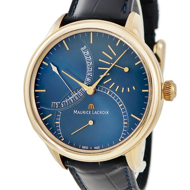 腕時計 モーリスラクロア Maurice Lacroix マスターピース カランドリエ レトログラード MP6509 自動巻き メンズ K18RG無垢 デイト 限定