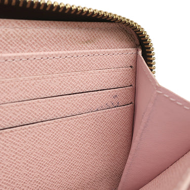 ルイヴィトン LOUIS VUITTON ジッピー ウォレット M41894 モノグラム×ローズバレリーヌ モノグラムキャンバス 長財布 ゴールド金具 茶 ピンク ラウンドファスナー