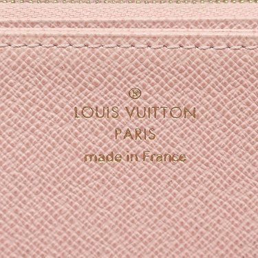 ルイヴィトン LOUIS VUITTON ジッピー ウォレット M41894 モノグラム×ローズバレリーヌ モノグラムキャンバス 長財布 ゴールド金具 茶 ピンク ラウンドファスナー