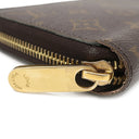 ルイヴィトン LOUIS VUITTON ジッピー ウォレット M41894 モノグラム×ローズバレリーヌ モノグラムキャンバス 長財布 ゴールド金具 茶 ピンク ラウンドファスナー