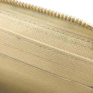 ルイヴィトン LOUIS VUITTON ジッピー コインパース N63069 ダミエアズール ダミエアズールキャンバス コインケース ゴールド金具 白 ラウンドファスナー