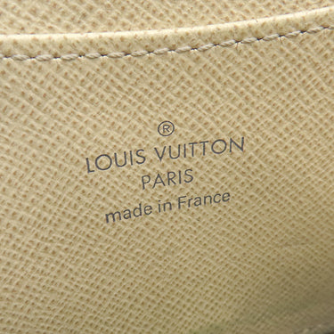 ルイヴィトン LOUIS VUITTON ジッピー コインパース N63069 ダミエアズール ダミエアズールキャンバス コインケース ゴールド金具 白 ラウンドファスナー