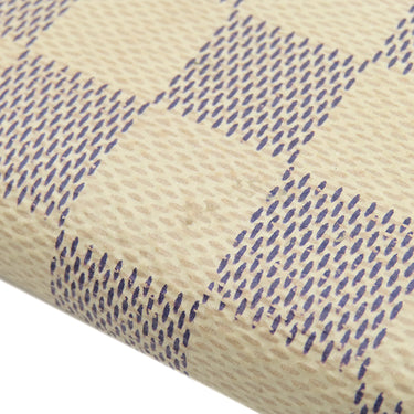 ルイヴィトン LOUIS VUITTON ジッピー コインパース N63069 ダミエアズール ダミエアズールキャンバス コインケース ゴールド金具 白 ラウンドファスナー