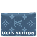 ルイヴィトン LOUIS VUITTON オーガナイザー ドゥ ポッシュ M82796 アトランティックブルー モノグラムキャンバス カードケース 青 カード入れ 名刺入れ