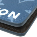 ルイヴィトン LOUIS VUITTON オーガナイザー ドゥ ポッシュ M82796 アトランティックブルー モノグラムキャンバス カードケース 青 カード入れ 名刺入れ