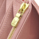 ルイヴィトン LOUIS VUITTON ジッピー ウォレット N63503 ローズバレリーヌ ダミエアズールキャンバス 長財布 ゴールド金具 白 ラウンドファスナー