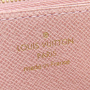 ルイヴィトン LOUIS VUITTON ジッピー ウォレット N63503 ローズバレリーヌ ダミエアズールキャンバス 長財布 ゴールド金具 白 ラウンドファスナー