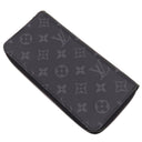 ルイヴィトン LOUIS VUITTON ジッピー ウォレット ヴェルティカル M62295 モノグラムエクリプス モノグラムエクリプスキャンバス 長財布 ガンメタル金具 黒 グレー ラウンドファスナー