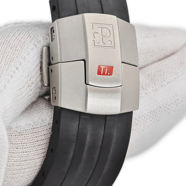 腕時計 ペルレ PERRELET チタニウムコレクション A5004 自動巻き メンズ チタン カーボン パワーリザーブインジケーター デイト