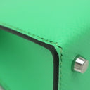 エルメス HERMES ミニケリードゥ トリコロール ヴェールコミック×ヴェールフィズ×グリペール ヴォーエプソン 2WAYバッグ シルバー金具 緑 薄緑 白