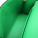 エルメス HERMES ミニケリードゥ トリコロール ヴェールコミック×ヴェールフィズ×グリペール ヴォーエプソン 2WAYバッグ シルバー金具 緑 薄緑 白