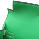 エルメス HERMES ミニケリードゥ トリコロール ヴェールコミック×ヴェールフィズ×グリペール ヴォーエプソン 2WAYバッグ シルバー金具 緑 薄緑 白