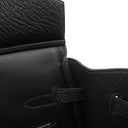 エルメス HERMES オータクロア32 ブラック シェーブル ハンドバッグ シルバー金具 黒