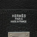 エルメス HERMES オータクロア32 ブラック シェーブル ハンドバッグ シルバー金具 黒