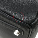 エルメス HERMES オータクロア32 ブラック シェーブル ハンドバッグ シルバー金具 黒