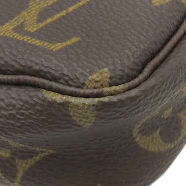 ルイヴィトン LOUIS VUITTON ポシェット アクセソワール M51980 モノグラム モノグラムキャンバス アクセサリーポーチ ゴールド金具 茶 ポーチ ハンドバッグ