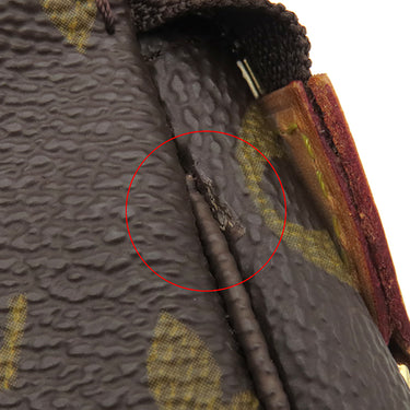 ルイヴィトン LOUIS VUITTON ポシェット アクセソワール M51980 モノグラム モノグラムキャンバス アクセサリーポーチ ゴールド金具 茶 ポーチ ハンドバッグ