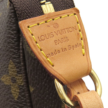 ルイヴィトン LOUIS VUITTON ポシェット アクセソワール M51980 モノグラム モノグラムキャンバス アクセサリーポーチ ゴールド金具 茶 ポーチ ハンドバッグ