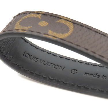 ルイヴィトン LOUIS VUITTON スリム ドラゴンヌ M00853 モノグラム モノグラムキャンバス メタル キーホルダー シルバー金具 茶 キーリング チャーム ストラップ