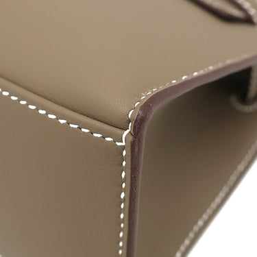 エルメス HERMES ポシェットケリー ミニ エトゥープ スイフト ハンドバッグ ゴールド金具 新品 未使用 グレージュ ミニバッグ