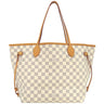 ルイヴィトン LOUIS VUITTON ネヴァーフル MM N51107 ダミエアズール ダミエアズールキャンバス トートバッグ ゴールド金具 白