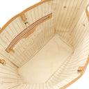 ルイヴィトン LOUIS VUITTON ネヴァーフル MM N51107 ダミエアズール ダミエアズールキャンバス トートバッグ ゴールド金具 白