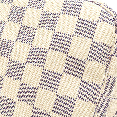 ルイヴィトン LOUIS VUITTON ネヴァーフル MM N51107 ダミエアズール ダミエアズールキャンバス トートバッグ ゴールド金具 白