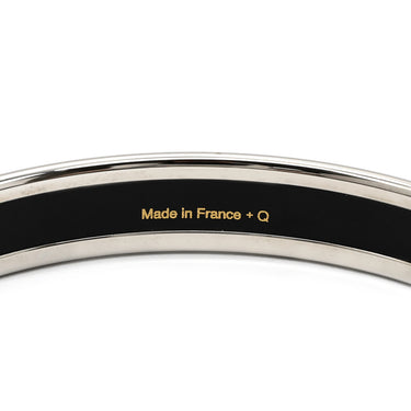 エルメス HERMES エマイユ PM マルチカラー×シルバー メタル 七宝焼き バングル シルバー金具