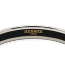 エルメス HERMES エマイユ PM マルチカラー×シルバー メタル 七宝焼き バングル シルバー金具