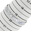 エルメス HERMES エマイユ PM マルチカラー×シルバー メタル 七宝焼き バングル シルバー金具