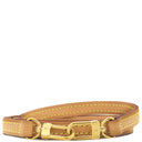 ルイヴィトン LOUIS VUITTON ヌメ革 122cm ベージュ ヌメ革 ショルダーストラップ ゴールド金具 レザー
