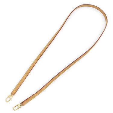 ルイヴィトン LOUIS VUITTON ヌメ革 122cm ベージュ ヌメ革 ショルダーストラップ ゴールド金具 レザー