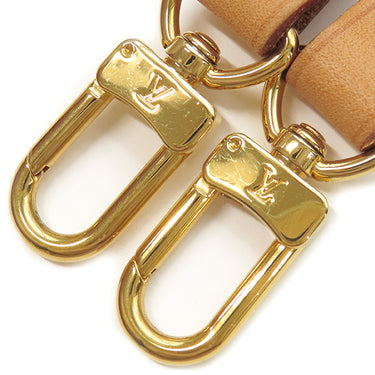 ルイヴィトン LOUIS VUITTON ヌメ革 122cm ベージュ ヌメ革 ショルダーストラップ ゴールド金具 レザー