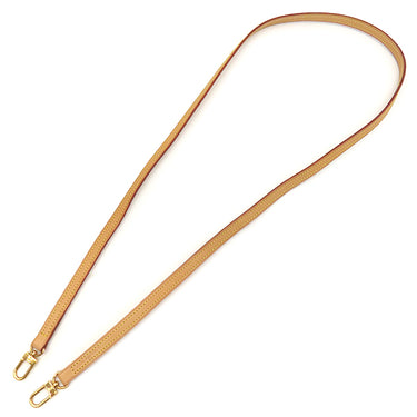ルイヴィトン LOUIS VUITTON ヌメ革 120cm ベージュ ヌメ革 ショルダーストラップ ゴールド金具 レザー