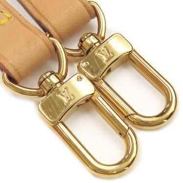 ルイヴィトン LOUIS VUITTON ヌメ革 120cm ベージュ ヌメ革 ショルダーストラップ ゴールド金具 レザー