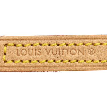 ルイヴィトン LOUIS VUITTON ヌメ革 120cm ベージュ ヌメ革 ショルダーストラップ ゴールド金具 レザー