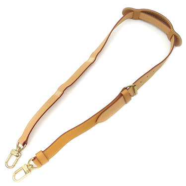 ルイヴィトン LOUIS VUITTON ヌメ革 110cm ベージュ ヌメ革 ショルダーストラップ ゴールド金具 レザー キーポルバンドリエール用