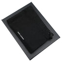 サンローラン SAINT LAURENT コンパクト ウォレット 678272 ブラック レザー 三つ折り財布 シルバー金具 3つ折り ミニ財布 黒