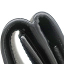 サンローラン SAINT LAURENT コンパクト ウォレット 678272 ブラック レザー 三つ折り財布 シルバー金具 3つ折り ミニ財布 黒