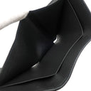 サンローラン SAINT LAURENT コンパクト ウォレット 678272 ブラック レザー 三つ折り財布 シルバー金具 3つ折り ミニ財布 黒