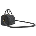 クリスチャン・ディオール Christian Dior グルーヴ 25 ミディアム M1365UBOL_M900 ブラック カーフ 2WAYバッグ ゴールド金具 黒 マクロカナージュ ショルダー