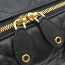 クリスチャン・ディオール Christian Dior グルーヴ 25 ミディアム M1365UBOL_M900 ブラック カーフ 2WAYバッグ ゴールド金具 黒 マクロカナージュ ショルダー